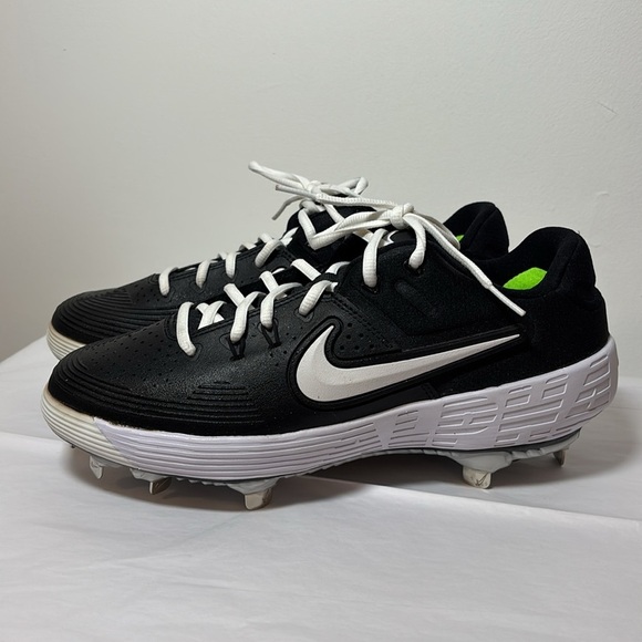 Nike Softball Cleat Zoom Hyperdiamond 3 Elite Women Size 10 AV3043-009 Black - Picture 1 of 8